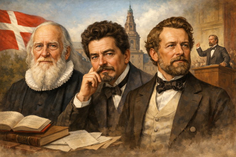 Grundtvig, Brandes og Lehmann – Tre personer der formede Danmark i 1800-tallet
